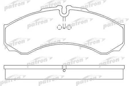 PBP1315 PATRON Тормозные колодки
