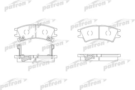 Тормозные колодки PATRON PBP1326