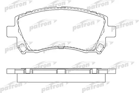 PBP1327 PATRON Тормозные колодки