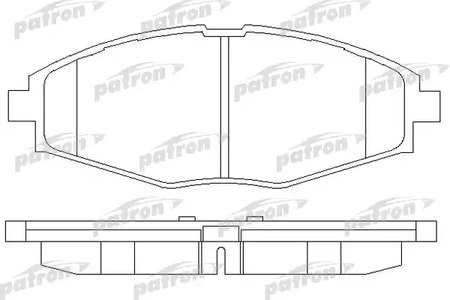 Тормозные колодки PATRON PBP1337