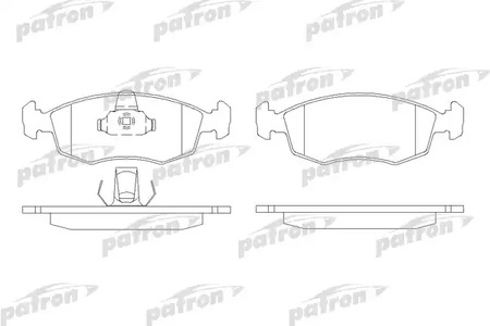 PBP1376 PATRON Тормозные колодки