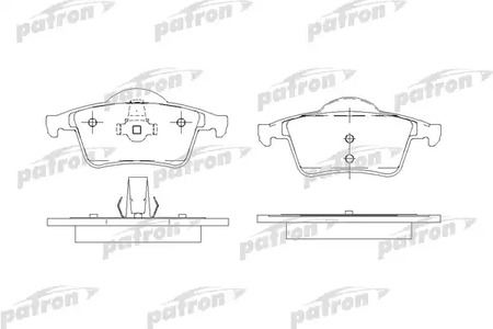 PBP1383 PATRON Тормозные колодки