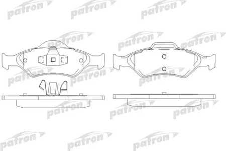 Тормозные колодки PATRON PBP1393