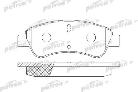 PBP1399 PATRON Тормозные колодки