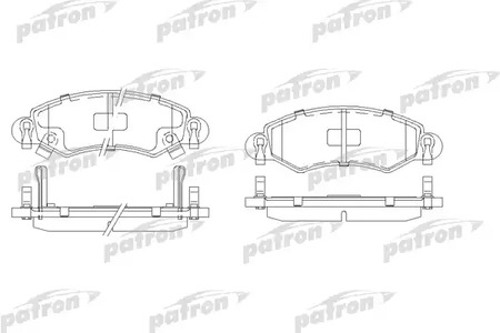 PBP1423 PATRON Тормозные колодки