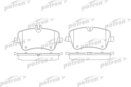 PBP1428 PATRON Колодки тормозные дисковые