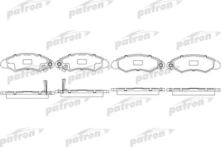 Тормозные колодки PATRON PBP1459