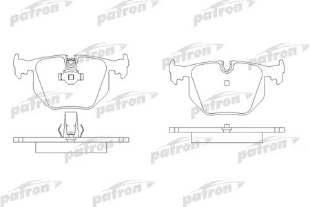 PBP1483 PATRON Тормозные колодки