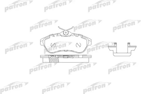 PBP1543 PATRON Тормозные колодки