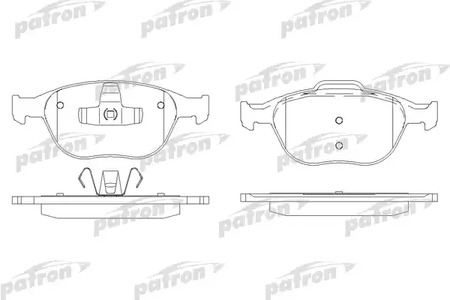 PBP1568 PATRON Тормозные колодки