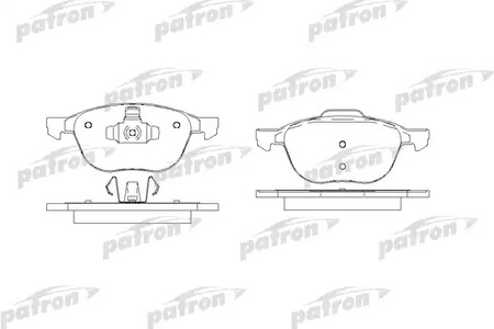 PBP1594 PATRON Тормозные колодки