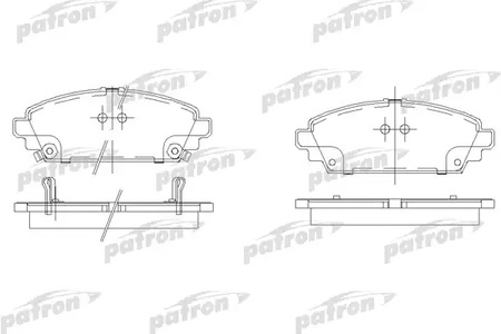 Тормозные колодки PATRON PBP1601