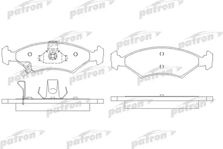 PBP1607 PATRON Тормозные колодки