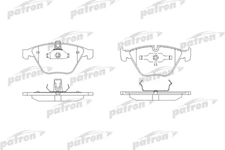 PBP1628 PATRON Тормозные колодки