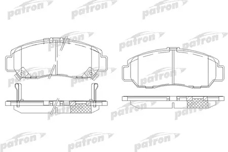 PBP1669 PATRON Тормозные колодки