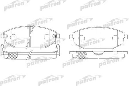 Тормозные колодки PATRON PBP1671