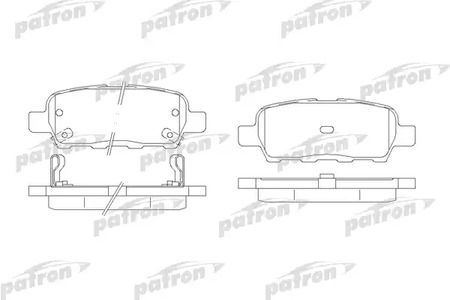 PBP1693 PATRON Тормозные колодки