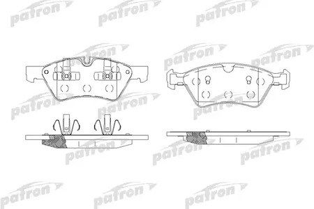 PBP1830 PATRON Тормозные колодки