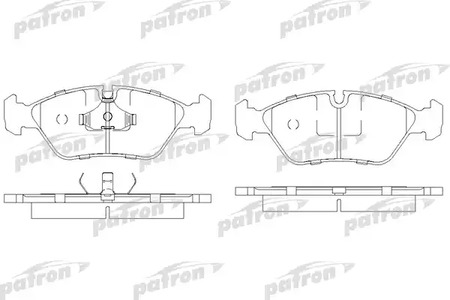 PBP256 PATRON Колодки тормозные дисковые