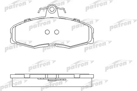 PBP275 PATRON Колодки тормозные дисковые