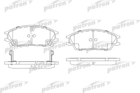 PBP435 PATRON Колодки тормозные дисковые