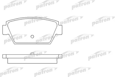 Колодки тормозные дисковые PATRON PBP507