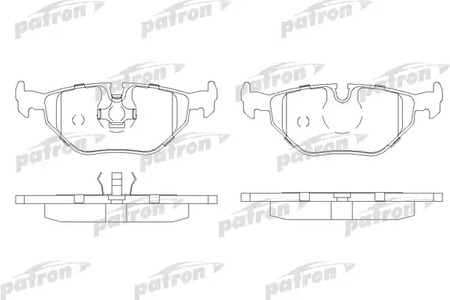 PBP578 PATRON Колодки тормозные дисковые