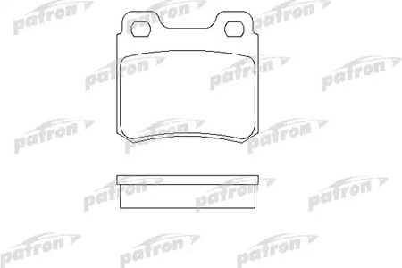PBP586 PATRON Колодки тормозные дисковые