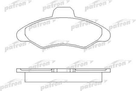 PBP617 PATRON Колодки тормозные дисковые