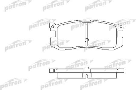 PBP630 PATRON Колодки тормозные дисковые