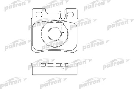 PBP644 PATRON Колодки тормозные дисковые