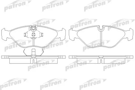 PBP670 PATRON Колодки тормозные дисковые