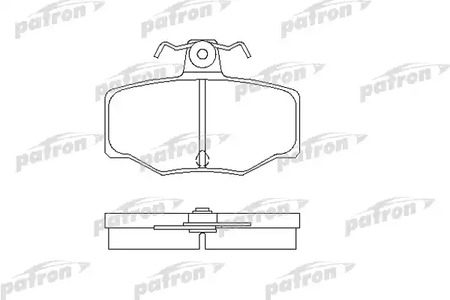 PBP707 PATRON Колодки тормозные дисковые