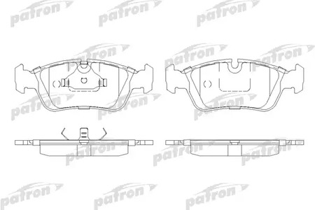 PBP725 PATRON Колодки тормозные дисковые