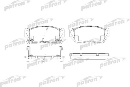 PBP763 PATRON Колодки тормозные дисковые