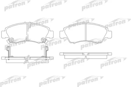 PBP777 PATRON Колодки тормозные дисковые