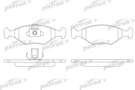 PBP896 PATRON Колодки тормозные дисковые