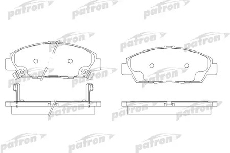 PBP904 PATRON Колодки тормозные дисковые