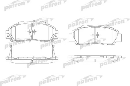 Колодки тормозные дисковые PATRON PBP905