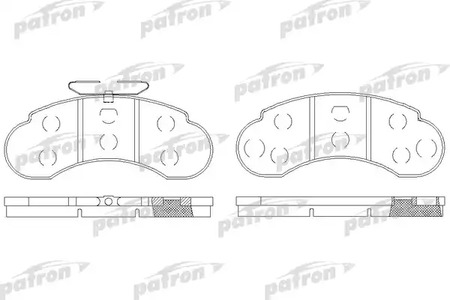 PBP941 PATRON Колодки тормозные дисковые