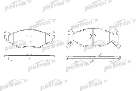 Тормозные колодки PATRON PBP977