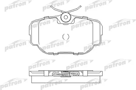 PBP981 PATRON Тормозные колодки