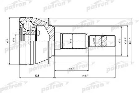 PCV1311 PATRON ШРУС