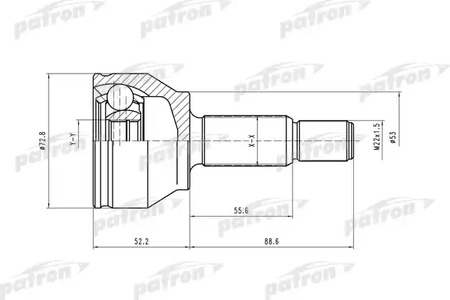 ШРУС PATRON PCV1429