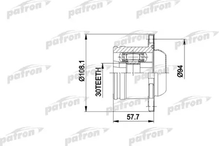 PCV5010 PATRON ШРУС