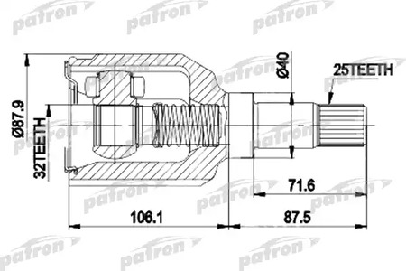 ШРУС PATRON PCV9937