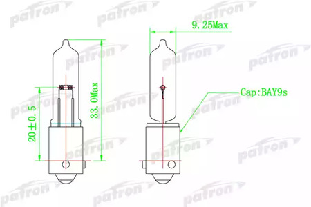 Лампа галогенная PATRON PLH21W