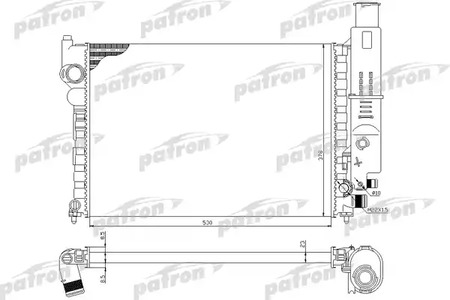 Радиатор системы охлаждения PATRON PRS3030