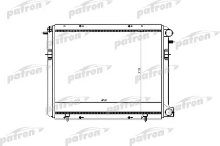 PRS3199 PATRON Радиатор системы охлаждения