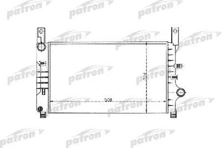 Радиатор системы охлаждения PATRON PRS3319